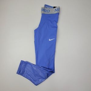 Nike Pro Warm Tight Fit Leggings Girl's Size Large